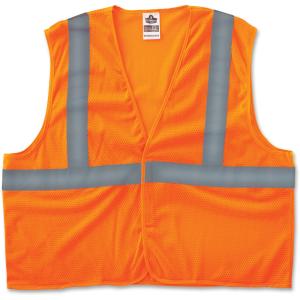 Picture of EGO 20967 Glo Wear 8205Hl Type R Class 2 Super Econo Mesh Vest&#44; 2 Extra Large & 3 Extra large - Orange