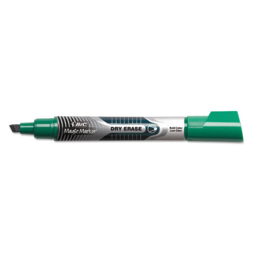 Picture of Bic GELIT11-GN Low Odor & Bold Writing Dry Erase Markers - Green&#44; 1 Dozen
