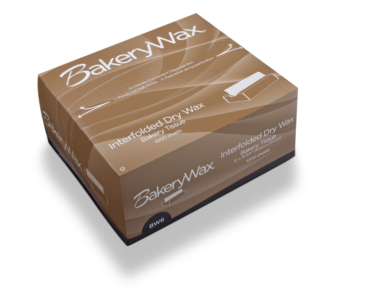 Picture of Bagcraft P010006 6 x 10.75 in. Ecocraft Interfolded Dry Wax Bakery Tissue - White&#44;1000 per Box - 10 Box per Case