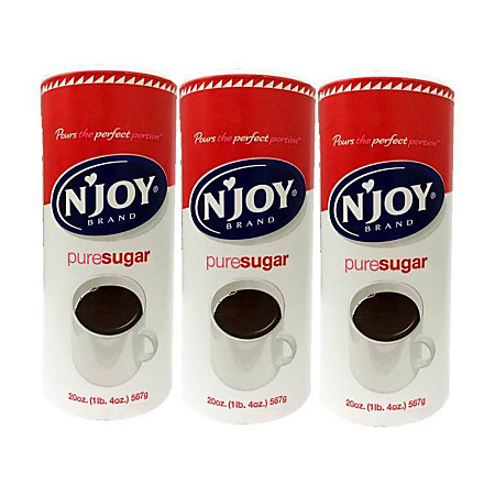 Picture of Njoy NJO 94205 20 oz Canister&#44; Pure Sugar Cane - 3 Per Pack