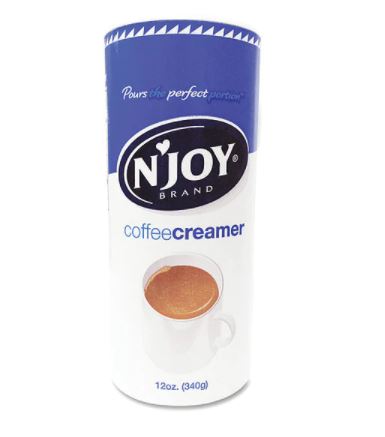 Picture of Njoy NJO 90780 12 oz Canister, Non-Dairy Coffee Creamer, Original