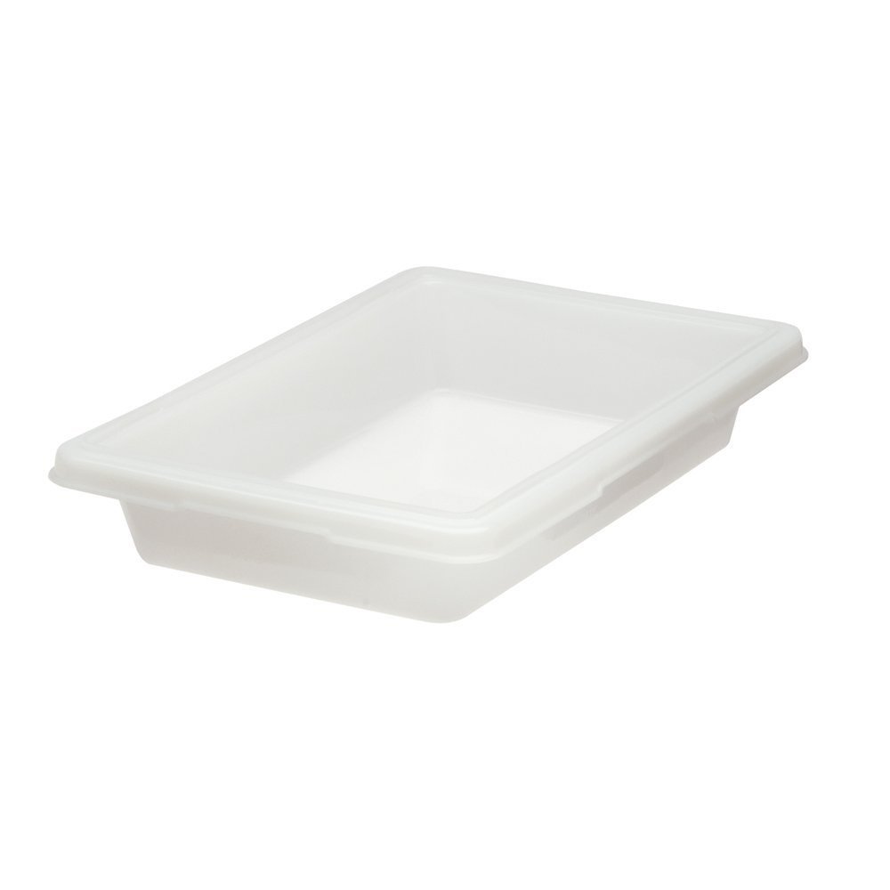 Picture of Rubbermaid Commercial Prod. FG350600WHT 5 gal, 26 x 18 x 3.5 in. Food Tote Boxes & Polyethylene-White - Case of 6