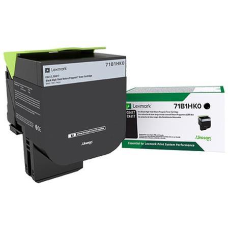 Picture of Lexmark Compatible  71B1HK0 6000 Page Yield Aftermarket Toner Cartridge Black