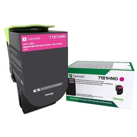 Picture of Lexmark Compatible  71B1HM0 3500 Page Yield Aftermarket Toner Cartridge Magenta