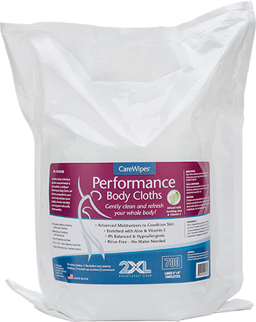 Picture of 2XL 2XL-436 7 x 8.5 in. Performance Body Cloths Refill&#44; White - 700 Per Pack&#44; 4 Pack per Case