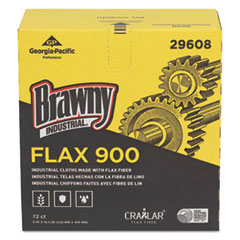 Picture of Georgia Pacific 29608 9 x 16.5 in. Flax 900 Heavy Duty Cloths&#44; White&#44; 72 per Box&#44; 10 Box per Case