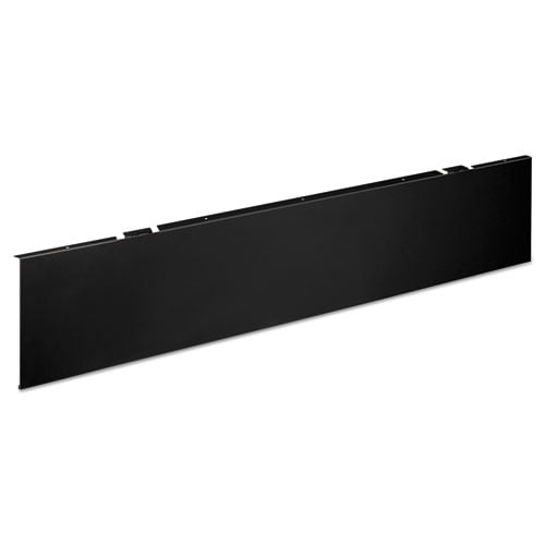 44.5 x 0.12 x 9.63 in. Huddle Series Multipurpose Table Modesty Panel, Black