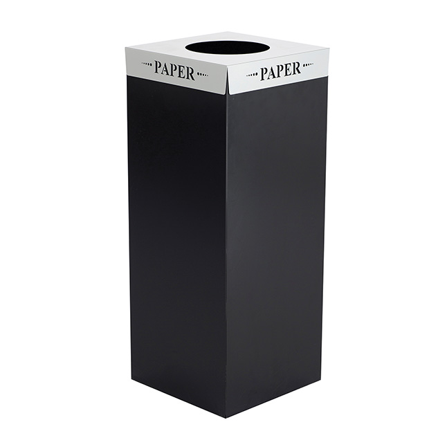 2990PA Square Fecta Paper Lid, Silver