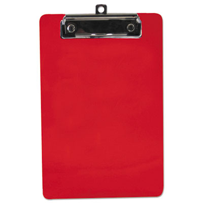 518 0.5 in. Capacity Plastic Clipboard - Red