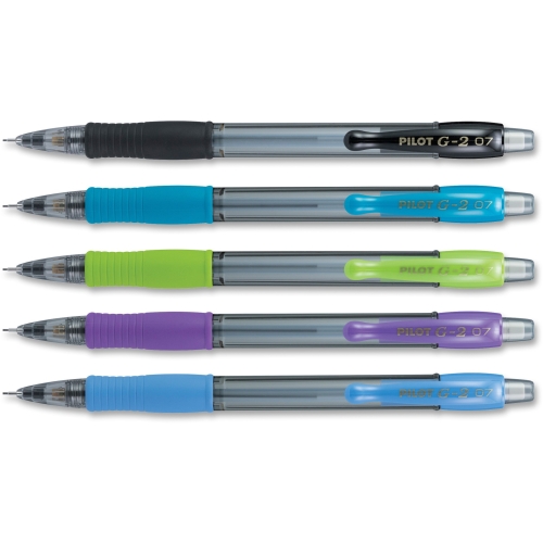 Pilot Corporation of America 31776 0.7 mm G-2 Mechanical Pencil, Assorted - 5 per Pack -  Pilot Pen Corporation