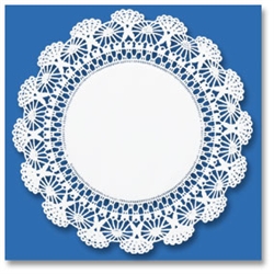 Picture of HFM 500234 5 in. Cambridge Round Lace Doilies, White