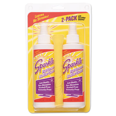 Picture of A. J. Funk & Co 50128CT 8 oz Bottle Flat Screen & Monitor Cleaner&#44; Pleasant Scent - 2 per Pack