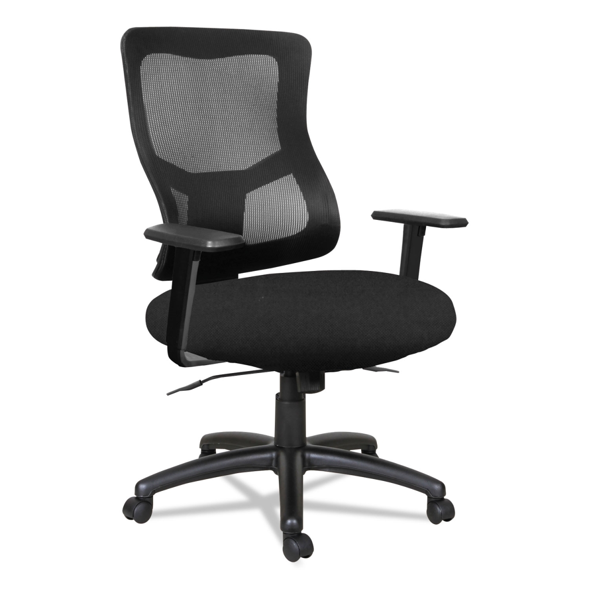 Picture of Alera ALEELT4214S Elusion II Series Mesh Mid-Back Synchro with Seat Slide Chair&#44; Black
