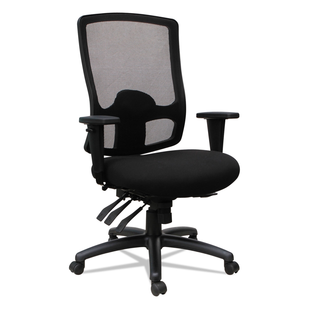 Picture of Alera ALEET4117 Etros Series High-Back Multifunction with Seat Slide Chair&#44; Black