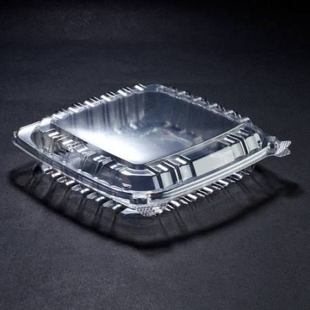 Picture of HFA 6091S250 9 in. Shallow Container, Clear - 250 per Case