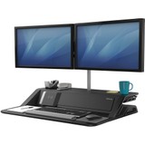 Picture of Fellowes FEL8080201 Workstation, Sit-Stand, Cap & 22 Height Positions, White