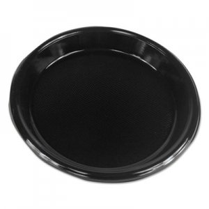 Picture of Boardwalk BWKPLHIPS10BL 10 in. Hi Impact Plastic Dinnerware Plate, Black