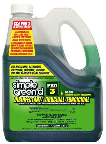 Simple Green 1 gal. Bottle d Pro 3 Plus Antibacterial Concentrate - Herbal (6/Carton)