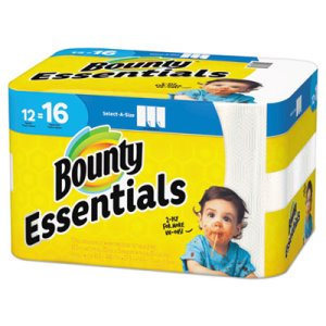 Picture of Procter & Gamble PGC74682 Bounty Essentials Towel Big&#44; White - Pack of 12