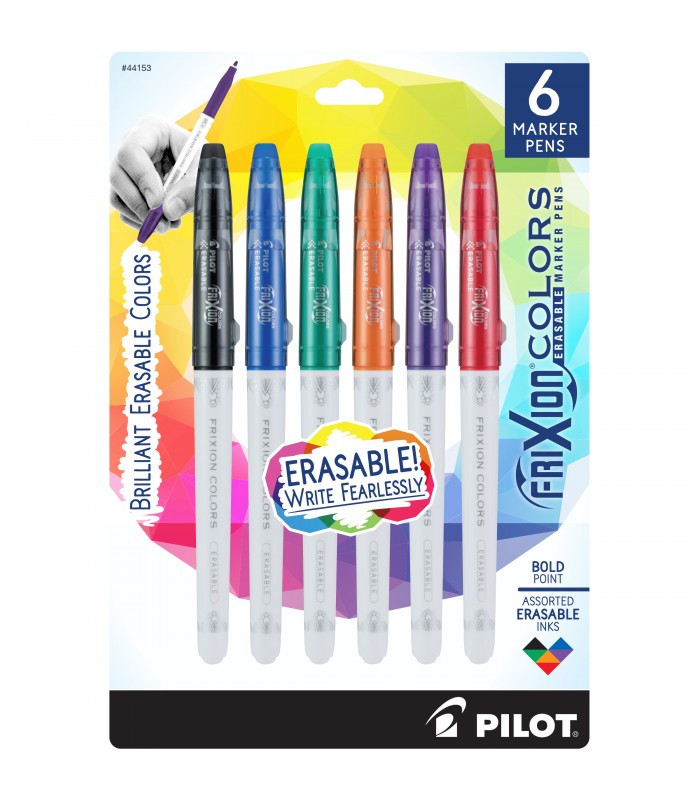 Picture of Pilot of America PIL44153 Frixion Colors Bold Point Marker Pens - Pack of 6