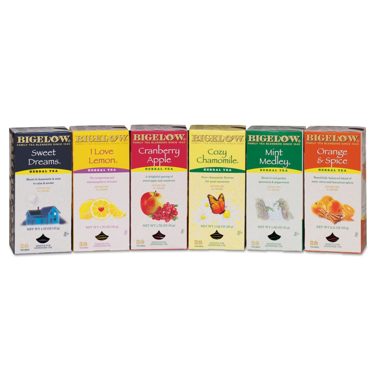 Picture of Bigelow Tea BTC17578 Herbal Tea Bags - Assorted