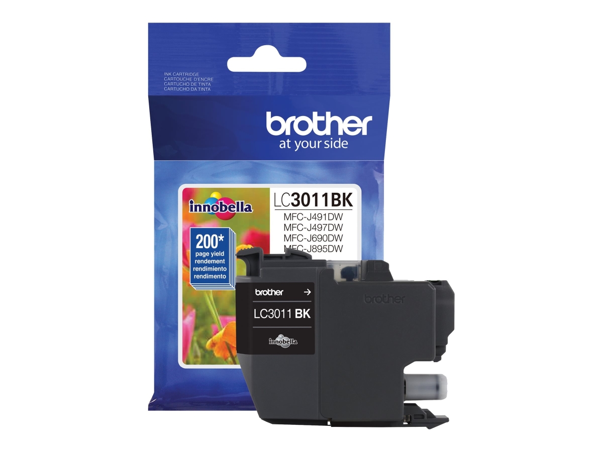 Picture of Brother BRTLC3011BK Standard Ink Cartridge Yield, Black