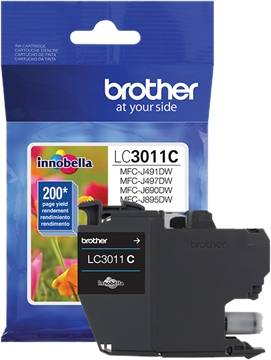 Picture of Brother BRTLC3011C Standard Ink Cartridge Yiel, Cyan