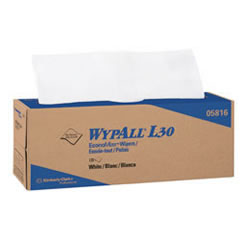 Kimberly Clark 5816 9.8 x 16.4 in. Pop-Up Box L30 Wipers, White - 120 Per Box - 6 Boxes Per Case