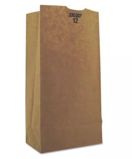 Picture of Bag GH12 50 lbs No. 12 Paper Kraft Heavy-Duty Grocery Bag&#44; 7.06 x 4.5 x 13.75 in. - 500 per Bags