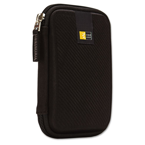 Picture of Caselogic 3201314 Portable Hard Drive Case, Molded EVA - Black