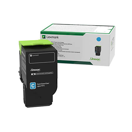 Picture of Lexmark C231HC0 High-Yield Return Program Toner Cartridge, Cyan