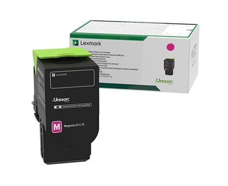 Picture of Lexmark C241XM0 Extra High-Yield Return Program Toner Cartridge, Magenta