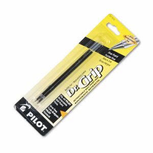 Better, Easy Touch & Dr. Grip Retract Ballpoint Refill - Fine Tip, Black - 2 per Pack -  PILOT, PI471815