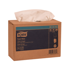 303362 16.75 x 9.75 in. Dubl-Tough Industrial Wipers - White, 125 Per Box & 8 Per Case