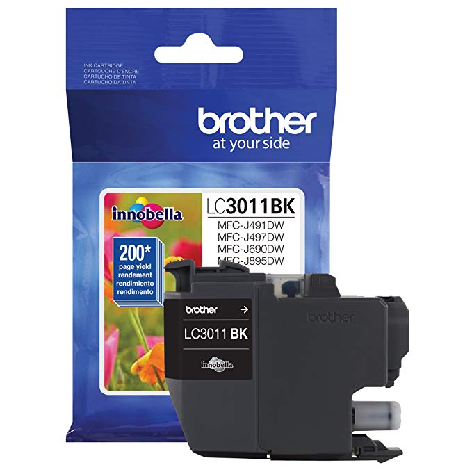 Picture of Brother International LC3011BK Standard-Yield Ink Cartridge&#44; Black