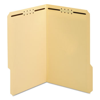 18 Ponit Top Tab Fastener Folder - 1 by 3 Cut Top Tab Legal, Manila - 50 Per Box