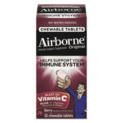 Picture of Airborne 97970 Airborne Immune Support Chewable Tablet&#44; Berry