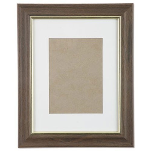 Picture of Ability One 528698 8 x 10 in. Skilcraft Walnut Vinyl Certificate & Photo Frame