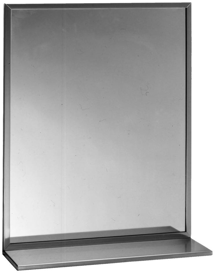 Picture of BOB 1661824 18 x 24 in. Series Channel-Framed Mirror & Shelf Combination