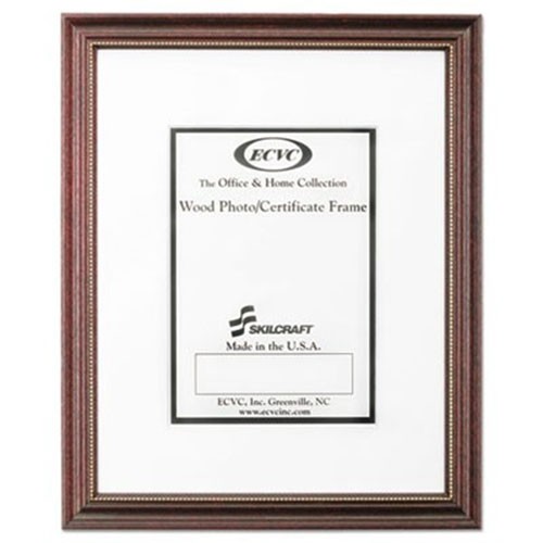 Picture of Ability One 4246478 11 x 14 in. Skilcraft Mahogany Certificate & Photo Frame