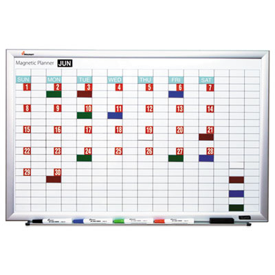 Picture of Ability One 6222127 Skilcraft Magnetic Work & Plan Dry Erase Kit