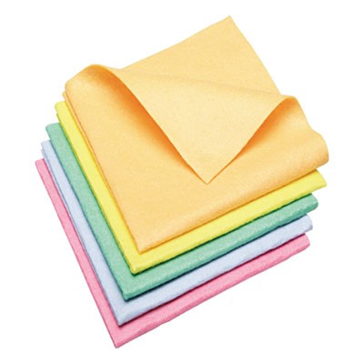 Picture of Ability One 2156568 15 x 15 in. Synthetic Shammy Cloth&#44; Assorted Color - Pack of 5