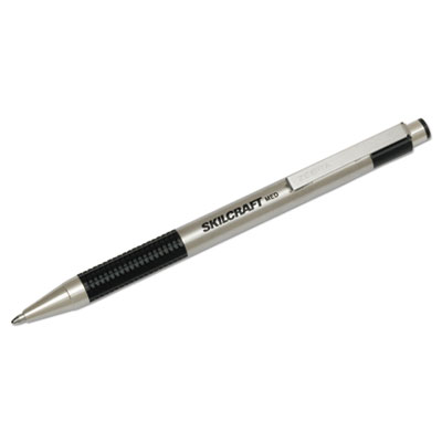 Picture of Ability One 6661049 1 mm Retractable Ballpoint Pen&#44; Black