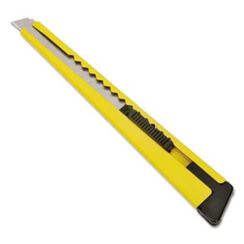 Picture of Ability One 6215253 9 mm Skilcraft Utility Knife with Snap-Off&#44; Black & Yellow