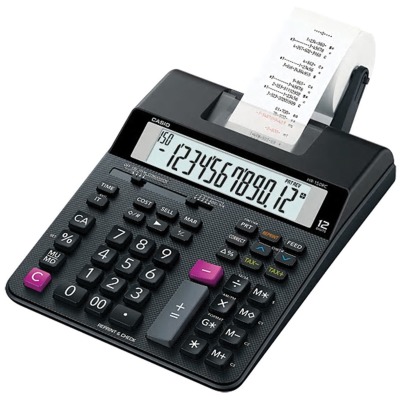 Picture of Casio HR200RC Black Printing Calculator, Black
