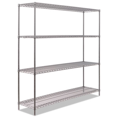 Picture of Alera SW207218BA Black Anthracite Plus Wire Shelving Kit