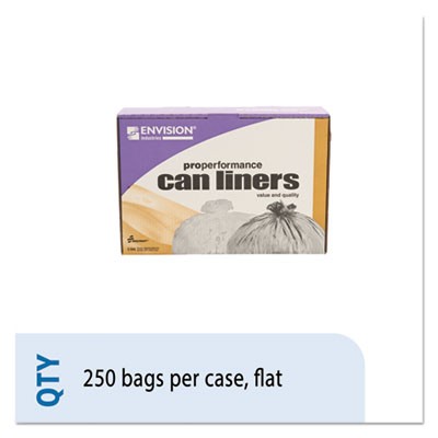 Picture of Ability One 5171349 33 gal High-Density Can Liner&#44; Natural - 33 x 40 in. - 250 Per Case