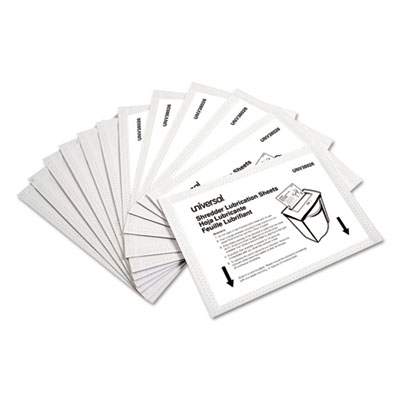 Picture of Universal 38026 24 in. White Lubricant Sheets Shredder