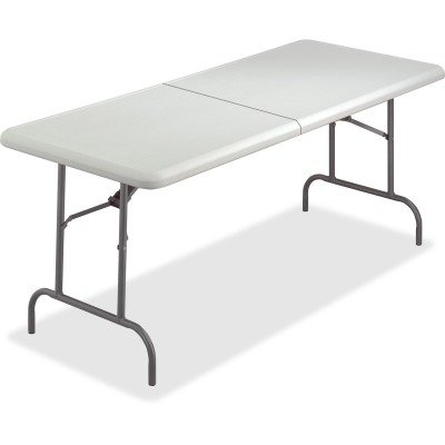 Iceberg 65463 30 x 72 in. Indestruc Table Too Bifold Table, Platinum