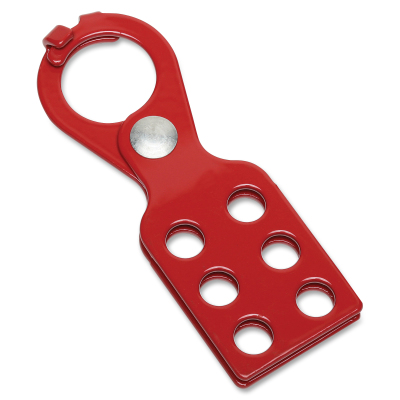 Picture of AbilityOne 6502623 5340016502623 Lockout Tagout Hasp - Steel with Tabs&#44; Red
